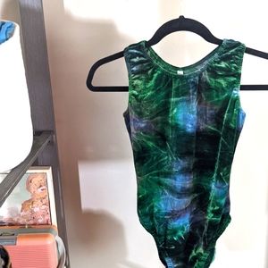 Vintage velvet leotard